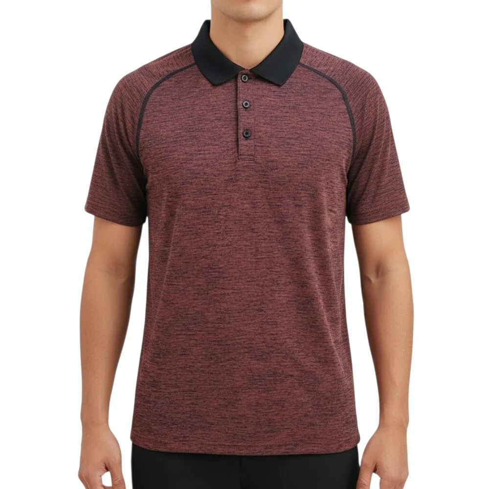 Lululemon Men's Metal Vent Tech Collar Short Sleeve Seamless Polo Shirt‎ Size S